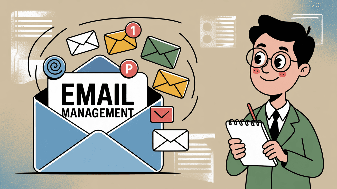 Email management frequently asked questions visual guide